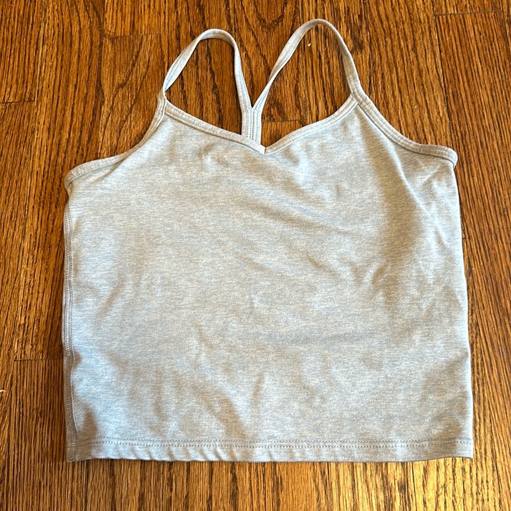 Light blue, sporty tank top from Athleta, size M/8-10.